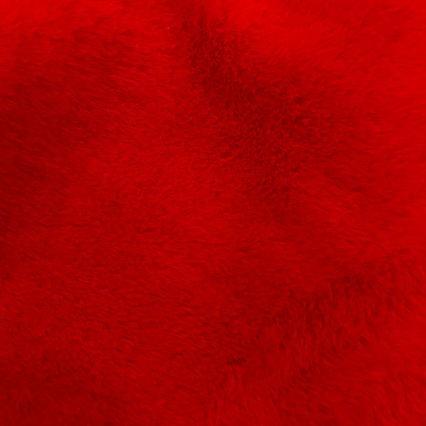 Red Teddy Bear SCF Short Hair Faux Fur